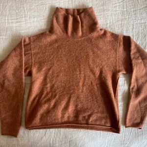 Free People Cashmere Turtleneck Sweater
